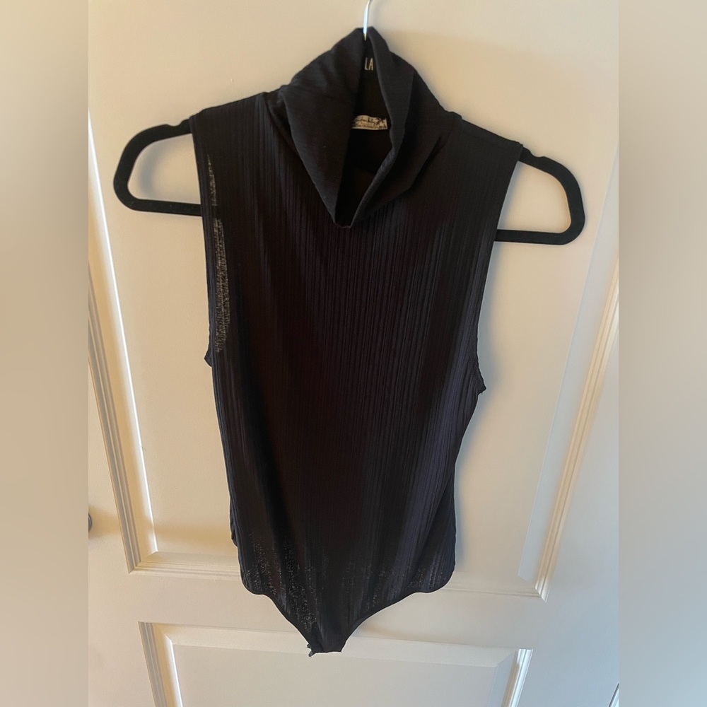 Free People Mock Neck Bodysuit
